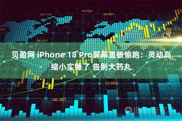 贝盈网 iPhone 18 Pro屏幕盖板偷跑：灵动岛缩小实锤了 告别大药丸